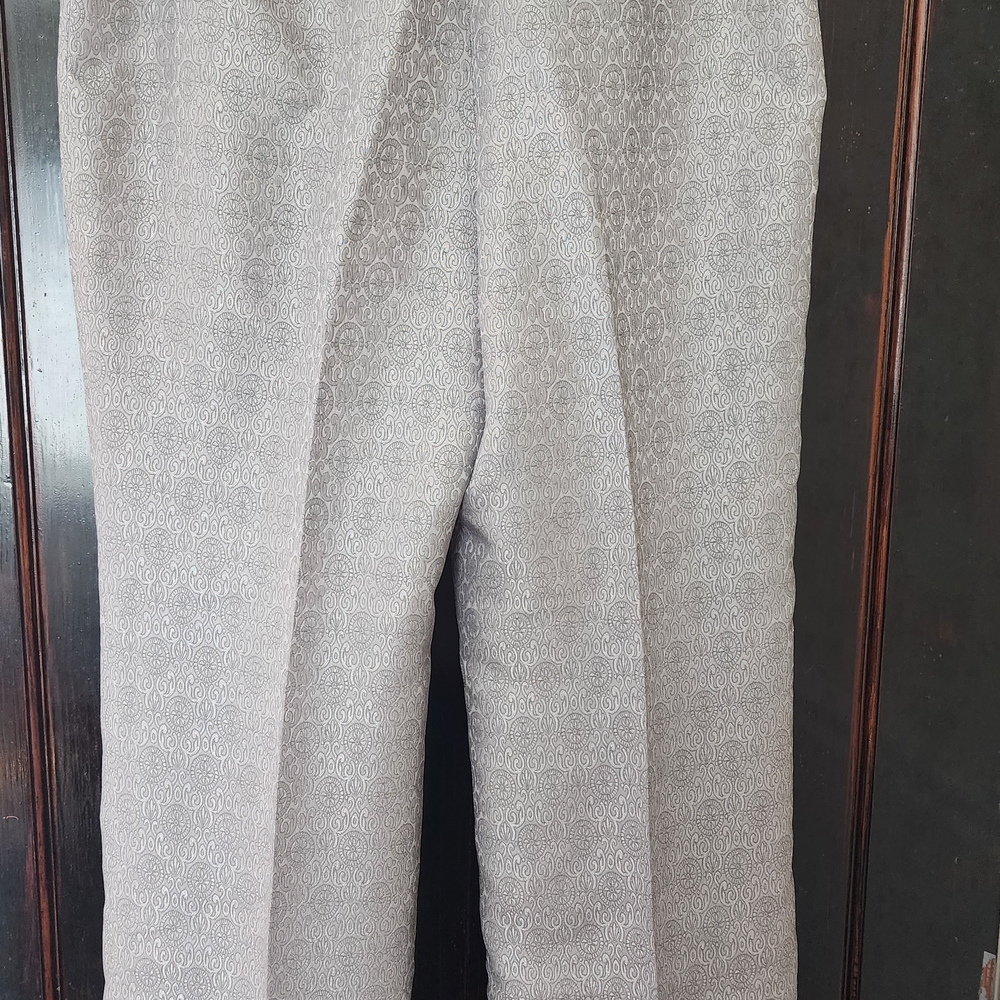Ann Taylor Gray Dress Pants Straight-Leg - Picture 2 of 10